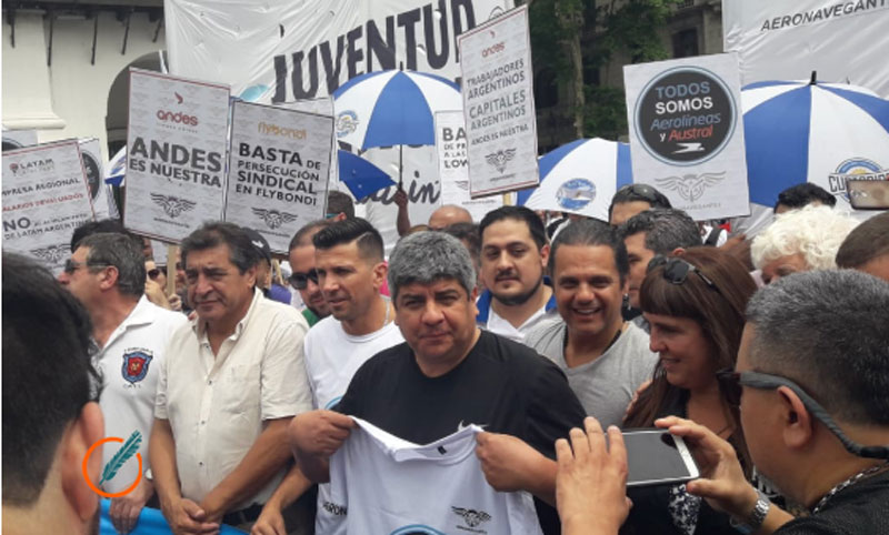 Pablo Moyano se solidarizó con los trabajadores de C5N