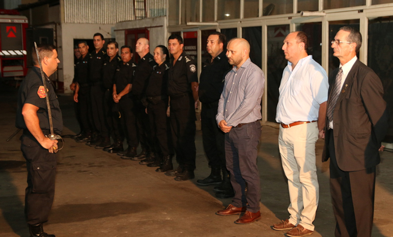 Los Bomberos Zapadores rosarinos celebraron sus 115 años