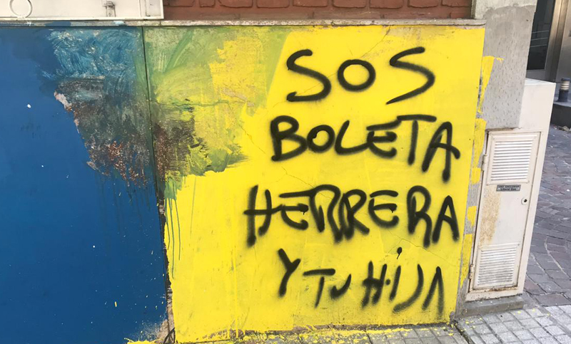 Volvieron a amenazar al delantero de Central Germán Herrera