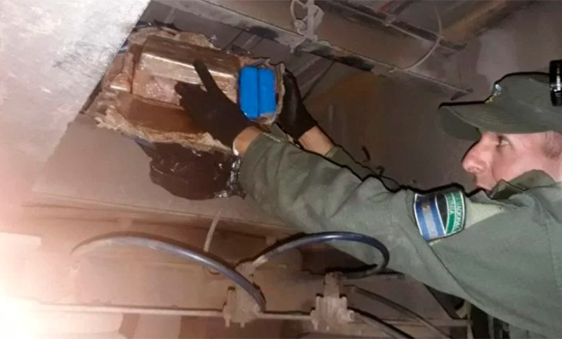 Decomisaron en Sunchales 20 kilos de cocaína en un camión que provenía de Jujuy