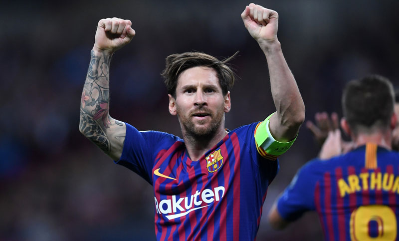 Messi culminó el 2018 como máximo goleador del mundo