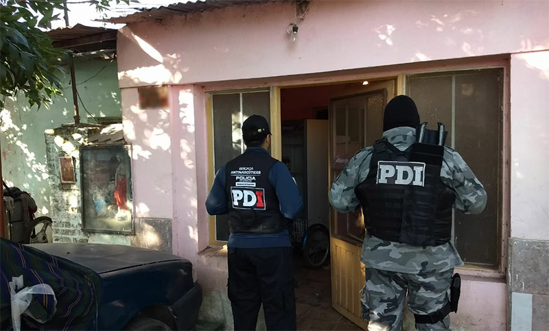 Secuestran droga y detienen a diez personas tras una allanamiento en Casilda
