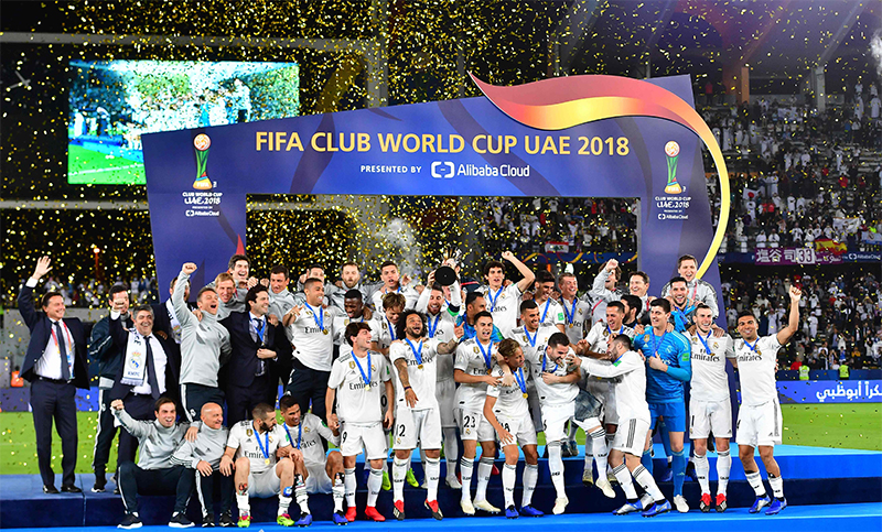 Real Madrid goleó a Al Ain y se consagró tricampeón del mundo