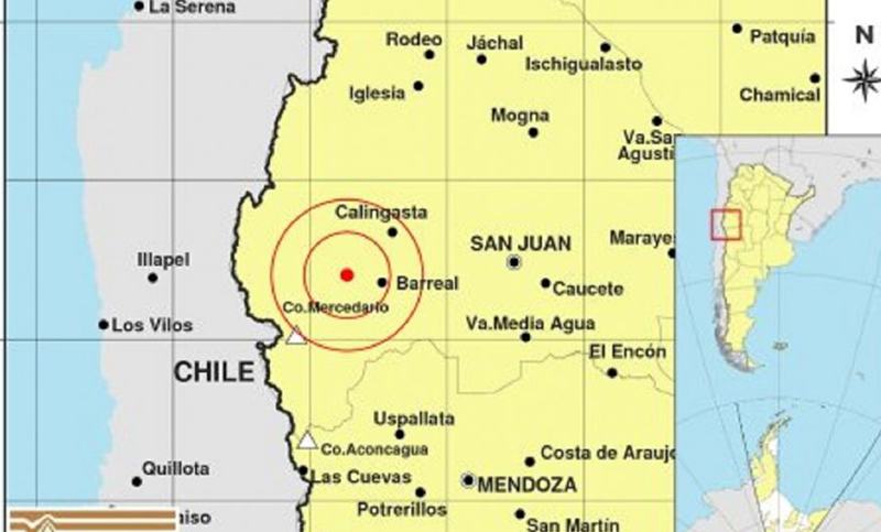 Tres sismos sacudieron San Juan en las últimas 24 horas y se sintieron en Mendoza