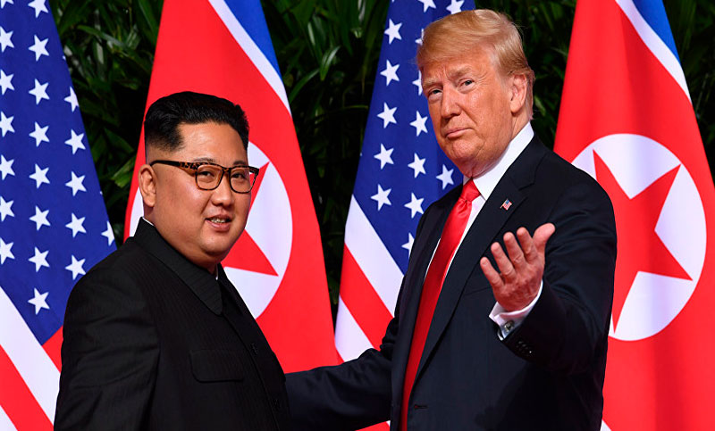 Donald Trump y Kim Jorng-un destacan los avances en las relaciones