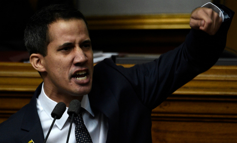 El presidente del Parlamento venezolano fue detenido durante una hora