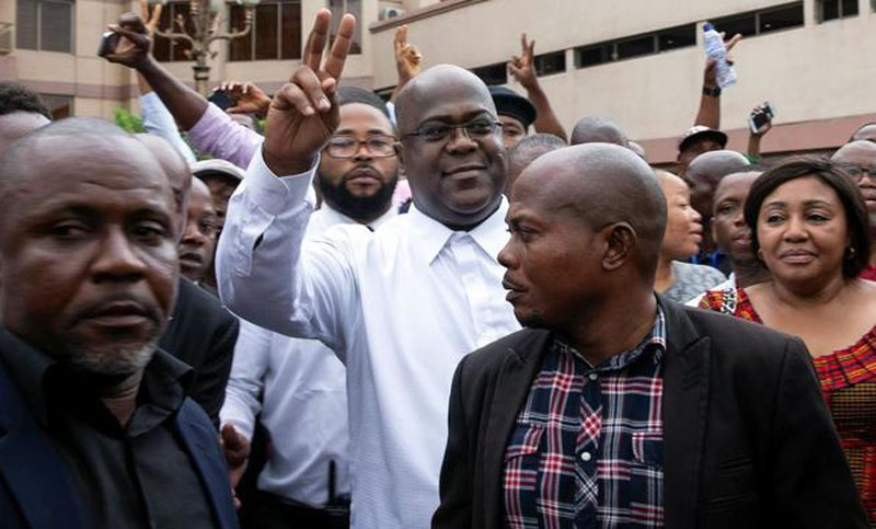 Congo: el opositor Félix Tshisekedi, ganador en las presidenciales entre denuncias de fraude