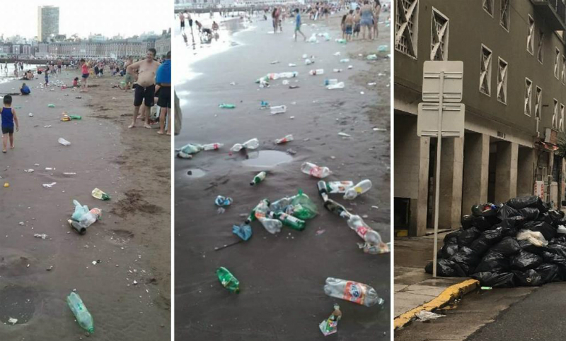 Municipales de Mar del Plata paran la ciudad en plena temporada por reclamo salarial