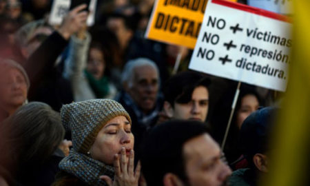 Protesta contra Maduro en Madrid