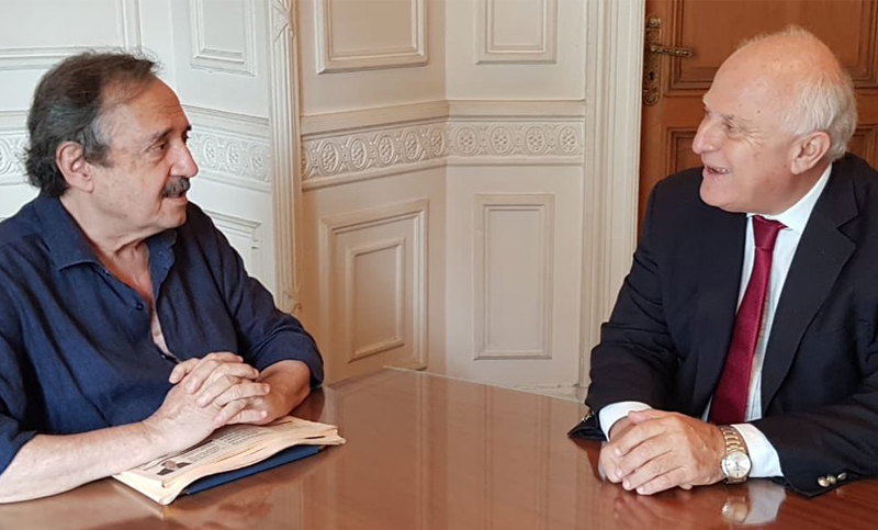 Lifschitz y Alfonsín coincidieron en que “es posible construir un gran espacio de unidad nacional”