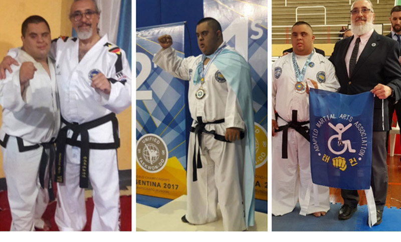 El número uno de taekwon-do adaptado busca recursos para viajar al mundial de Australia
