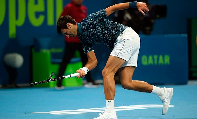 El gesto de Djokovic que sorprendió al público de Doha