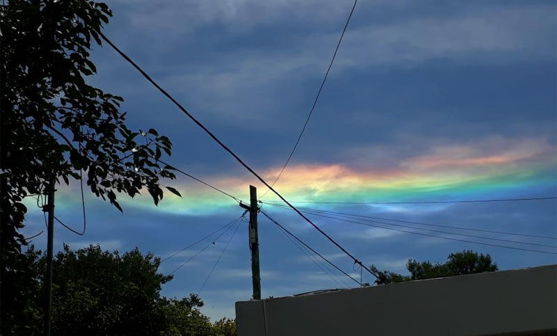 El singular espectáculo que ofreció el cielo en algunas provincias del país