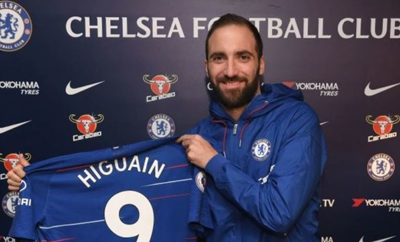 Gonzalo Higuaín es oficialmente jugador del Chelsea