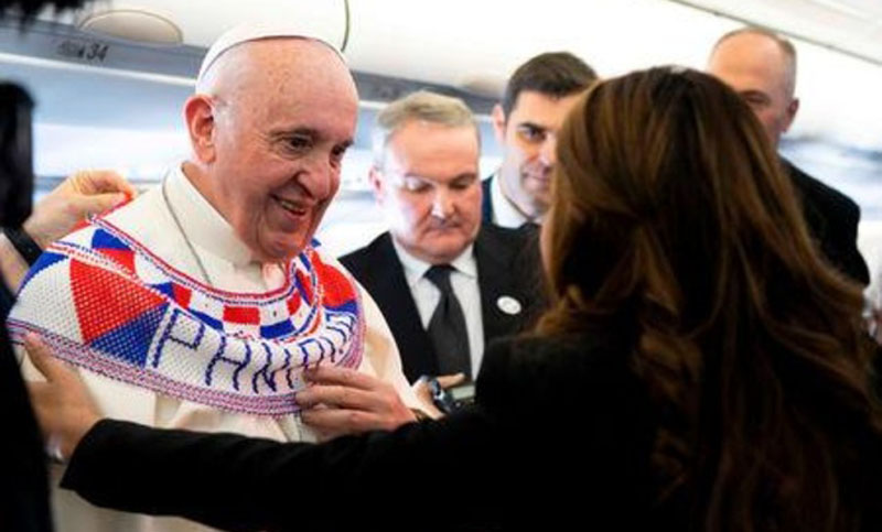 «El miedo nos vuelve loco», dijo Francisco sobre el muro de Trump