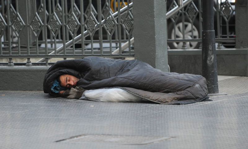 Se duplicó la cantidad de indigentes en la Ciudad de Buenos Aires