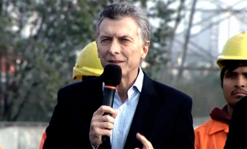 Macri recorrerá obras viales en el partido bonaerense de Suipacha