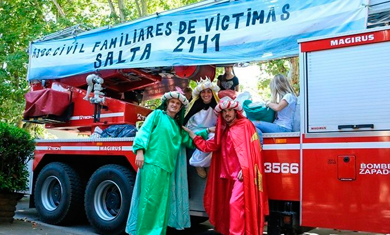 Familiares de víctimas de Salta 2141 y Economía Social se preparan para la noche de Reyes