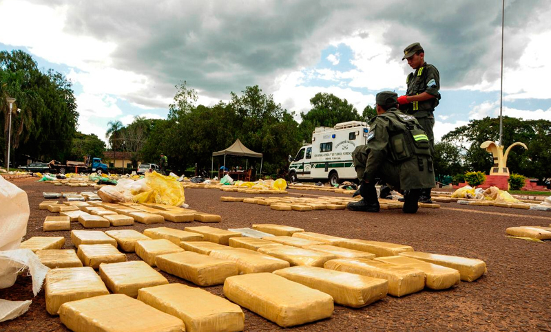 Misiones: secuestraron más de 4.000 kilos de marihuana escondidos en un camión