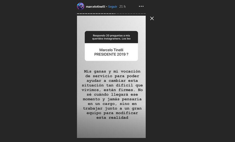 Instagram Marcelo Tinelli