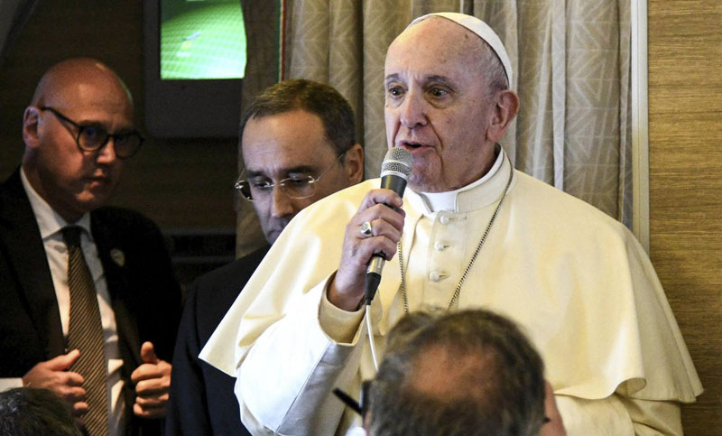 El Papa dijo que una mediación suya en Venezuela debe ser pedida por las dos partes