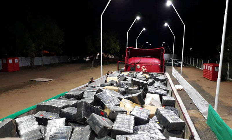 Decomisaron nueve toneladas de marihuana en Corrientes: hay dos detenidos