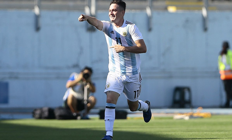 Argentina Sub 20 venció al líder, clasificó al mundial y el pibe Moreno anotó un gol