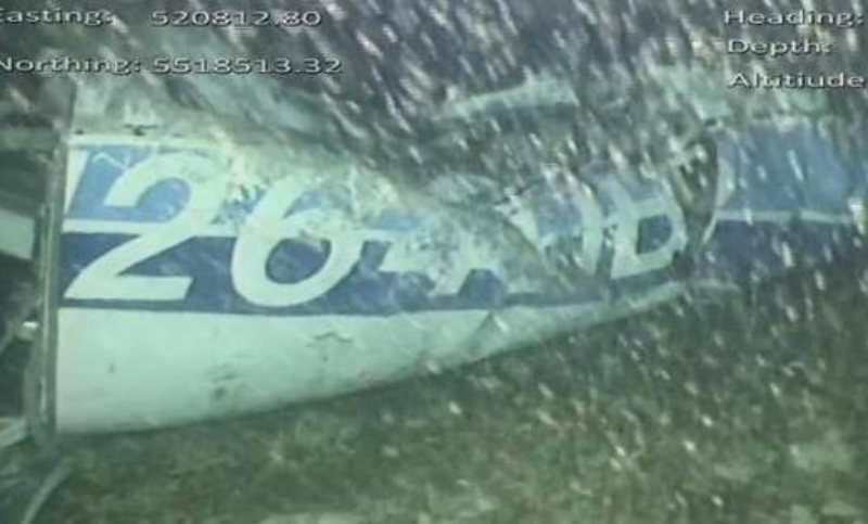 El avión en el que viajaba Sala no tenía identificación comercial