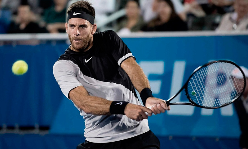 Tras su largo parate por lesión, Del Potro vuelve a la actividad en Delray Beach