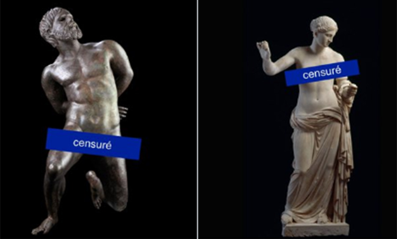 Un museo de arte denuncia que Facebook censuró dos de sus esculturas