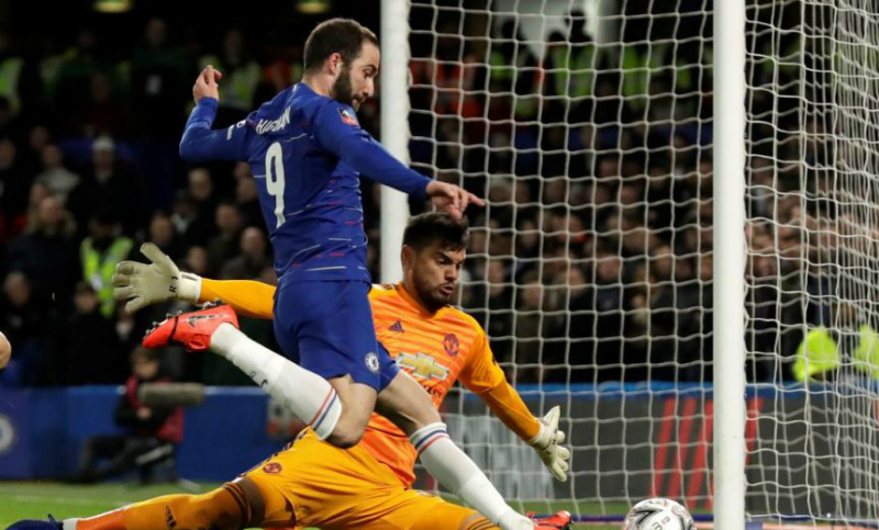 Con Romero en el arco, Manchester eliminó a Chelsea de la FA Cup