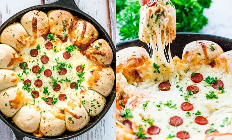 Pizza a la sartén