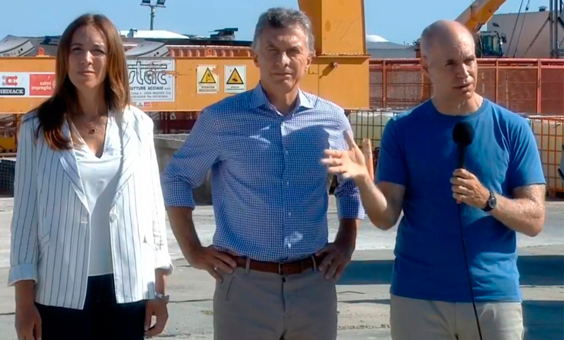 En su cumple número 60 Macri arrancó la campaña junto a Vidal y Larreta