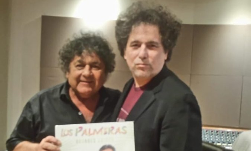 Calamaro y Los Palmeras se reunieron para una grabación histórica y “asesina”
