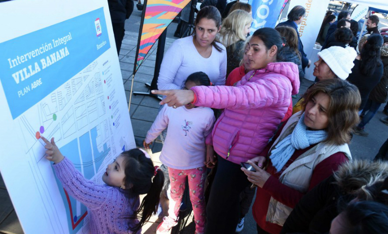 Urbanización de Villa Banana: familias eligen sus nuevas viviendas