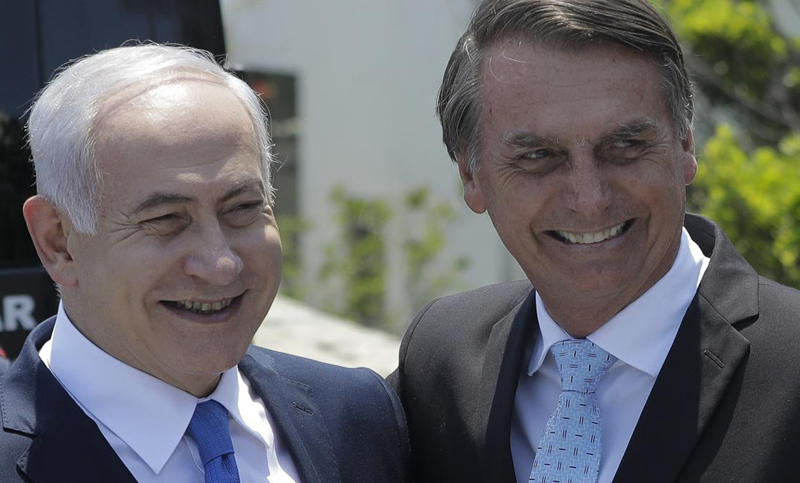 Bolsonaro profundiza su relación con Israel en una visita oficial