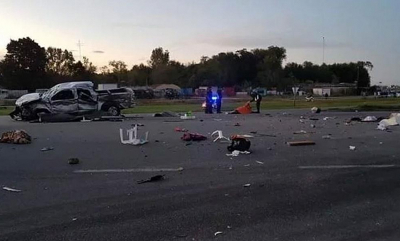 Nueve personas murieron en un choque cerca de Carmen de Areco