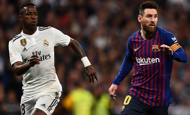 Real Madrid intentará detener la marcha del líder Barcelona en la Liga
