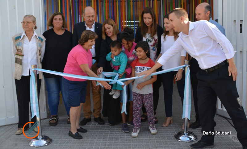 Reinauguró el Centro de Acción Familiar Nº 16 en barrio Ludueña