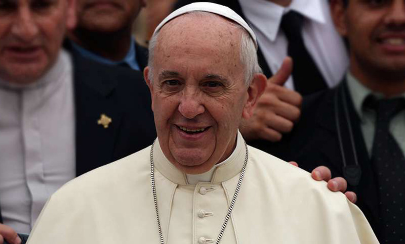 El papa Francisco recibió hoy a más de 30 obispos argentinos