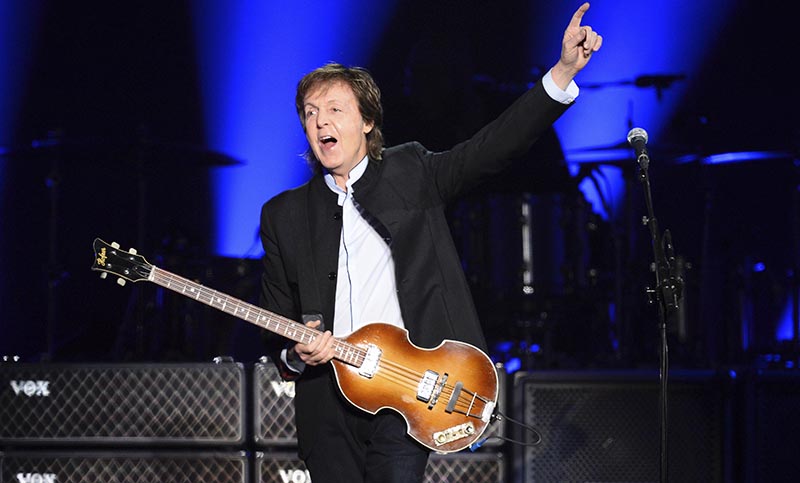 Paul McCartney recorrió el predio de la Reserva Natural de Costanera Sur en bicicleta