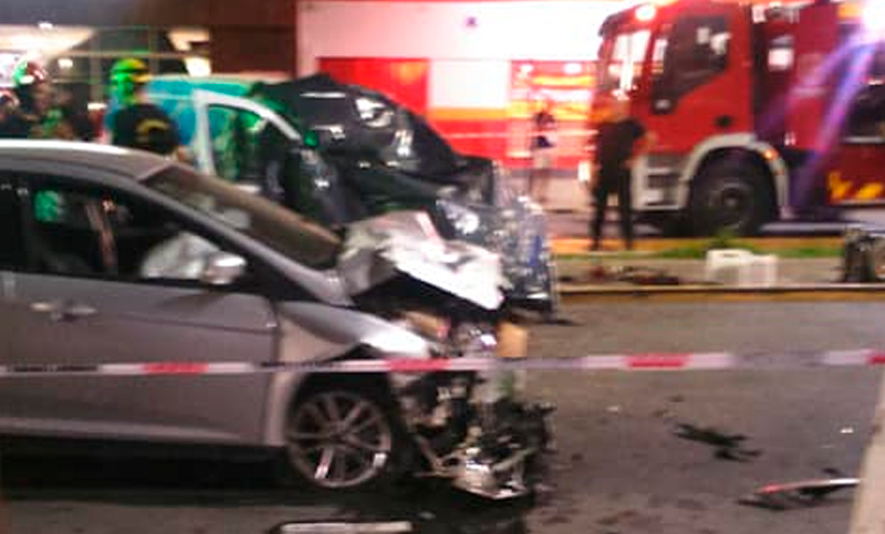 Violento choque en zona sur se cobra la vida de un hombre de 40 años