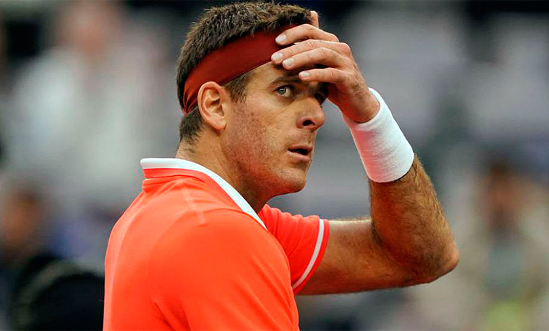 Del Potro cae en el ranking ATP: ¿puede quedar fuera del top ten?