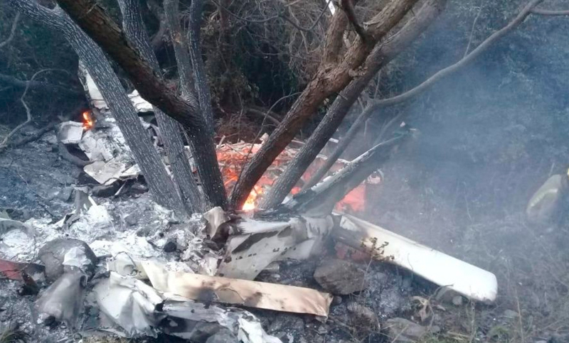 La Cumbre: dos mujeres heridas al caer una avioneta en la que viajaban
