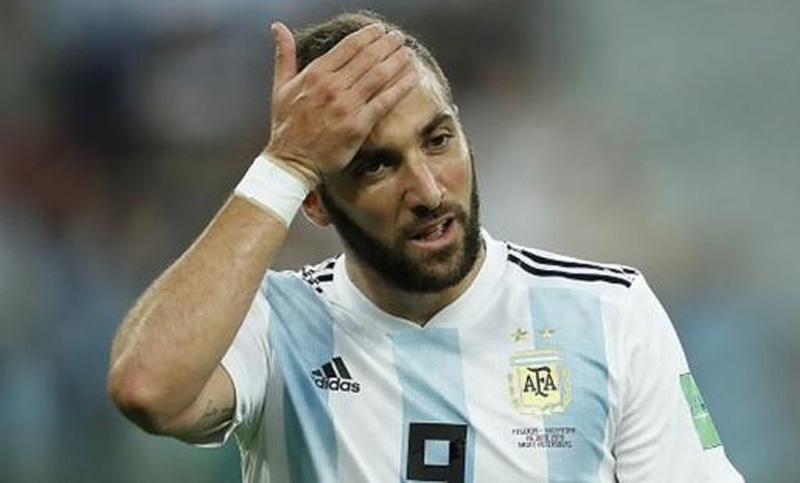 “Mi ciclo en la Selección ya está terminado”, anunció Gonzalo Higuaín