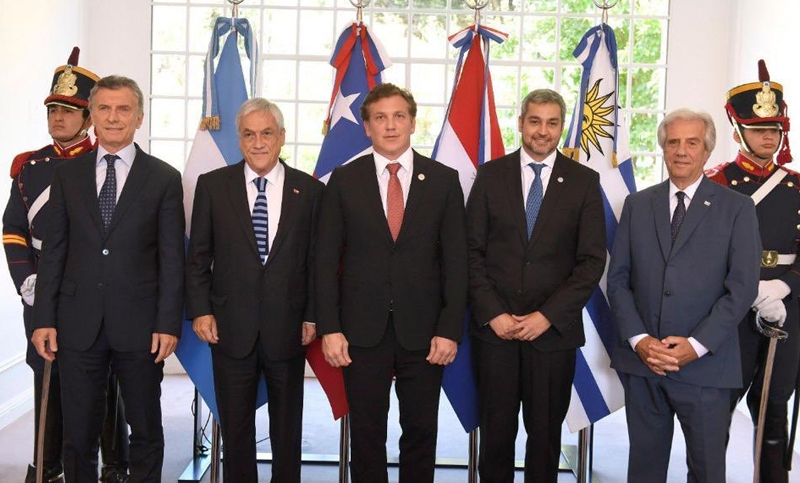Macri se reunió con otros tres presidentes por la candidatura del Mundial 2030