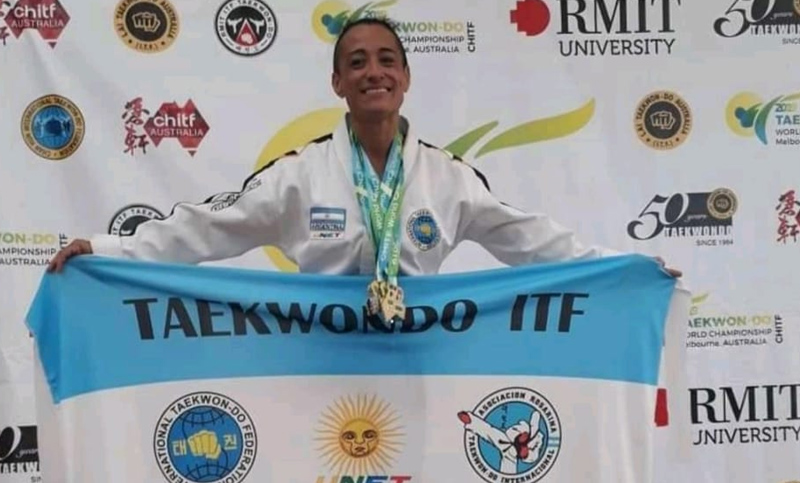 Esfuerzo de oro: la rosarina María Eugenia Farías se consagró campeona mundial