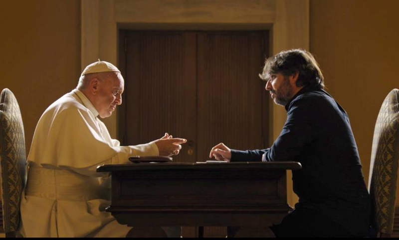 Emitirán el domingo en la televisión por cable una entrevista al Papa Francisco