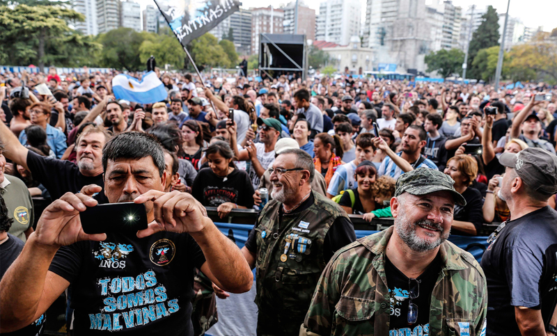 Vigilia por Malvinas: música, fotos y un espacio de memoria