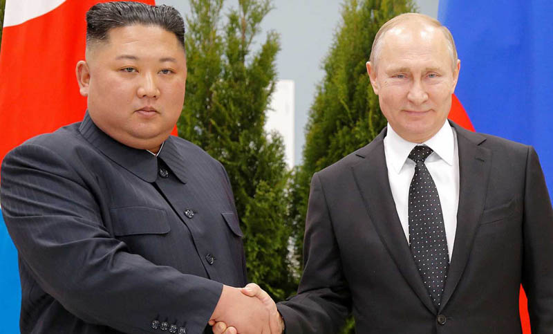 Se realizó la primera cumbre entre Putin y Kim Jong-un